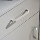 image 3 of Computer Desk 1 Drawer 1 Door Compact Workstation Home Office Table | Grey