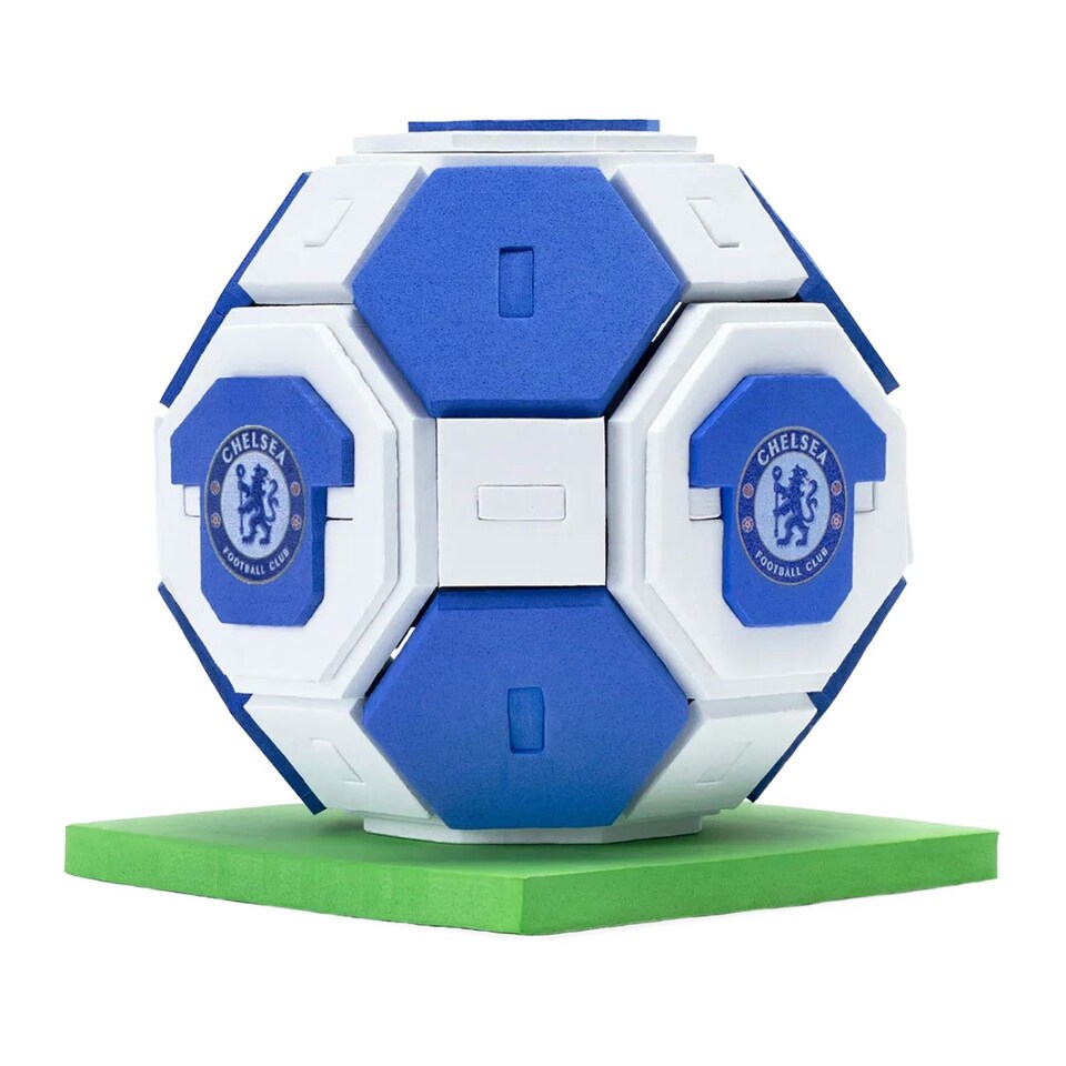 image 1 of Chelsea FC Foam Football 3D Puzzle - Blue/White - One Size