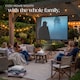 image 7 of Cinema Projector Screen with Foldable Tripod, 16:9, 4K, HD | White | white | L | 1
