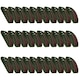 image 1 of 686mm x 50mm Durable Sanding Belts Medium 80 Grit Alu Oxide For Grinders 30pk