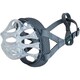 image 1 of Baskerville Invisa Basket Dog Muzzle - Transparent/Green - 4
