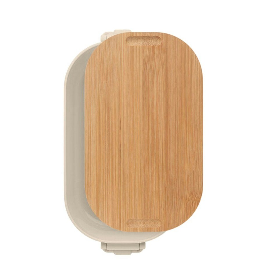 image 1 of MidOcean Lekker PP Plastic 700ml Lunch Box - Beige - One Size