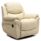 image 1 of Madison Electric Bonded Leather Automatic Recliner Home Lounge Chair (Cream)