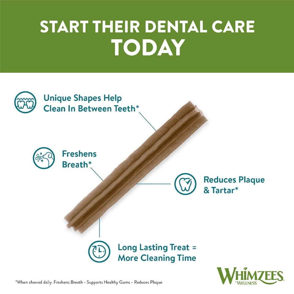 image 1 of Whimzees Stix Small 12 Cm 24pk (+ 4 Foc) (Pack of 6)