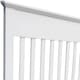 image 4 of 4ft6 Double pure white wood headboard,bed head end, head board.Wood, wooden shaker style | White | 4ft6 Double