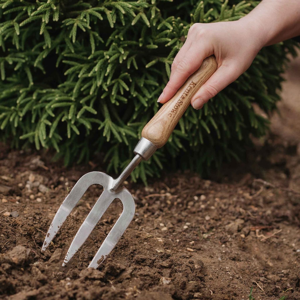 image 1 of Kent & Stowe Stainless Steel Hand Trowel and Fork Set