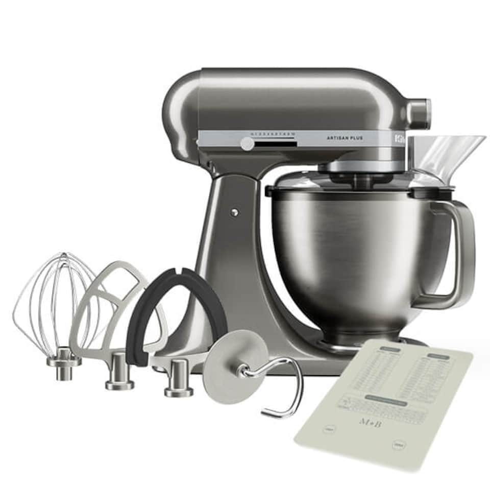 image 1 of KitchenAid Artisan Plus Medallion Silver 4.7L Tilt Head Stand Mixer