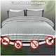 image 3 of Meander Greek Printed Duvet Cover Set Reversible Polycotton Beddings Black | Single