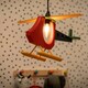 image 2 of ValueLights Childrens Multicoloured Helicopter Ceiling Pendant Light Shade