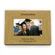 image 6 of Personalised Short Message 6x4 Landscape Oak Finish Photo Frame Brown | One Size