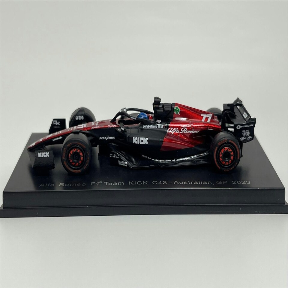 image 1 of Valtteri Bottas Alfa Romeo F1 Team Kick C43 Australian GP 2023 1:64 Sparky Y281