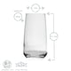 image 4 of LAV 12pc Lal Glassware Set - Clear | Clear | Clear | 12