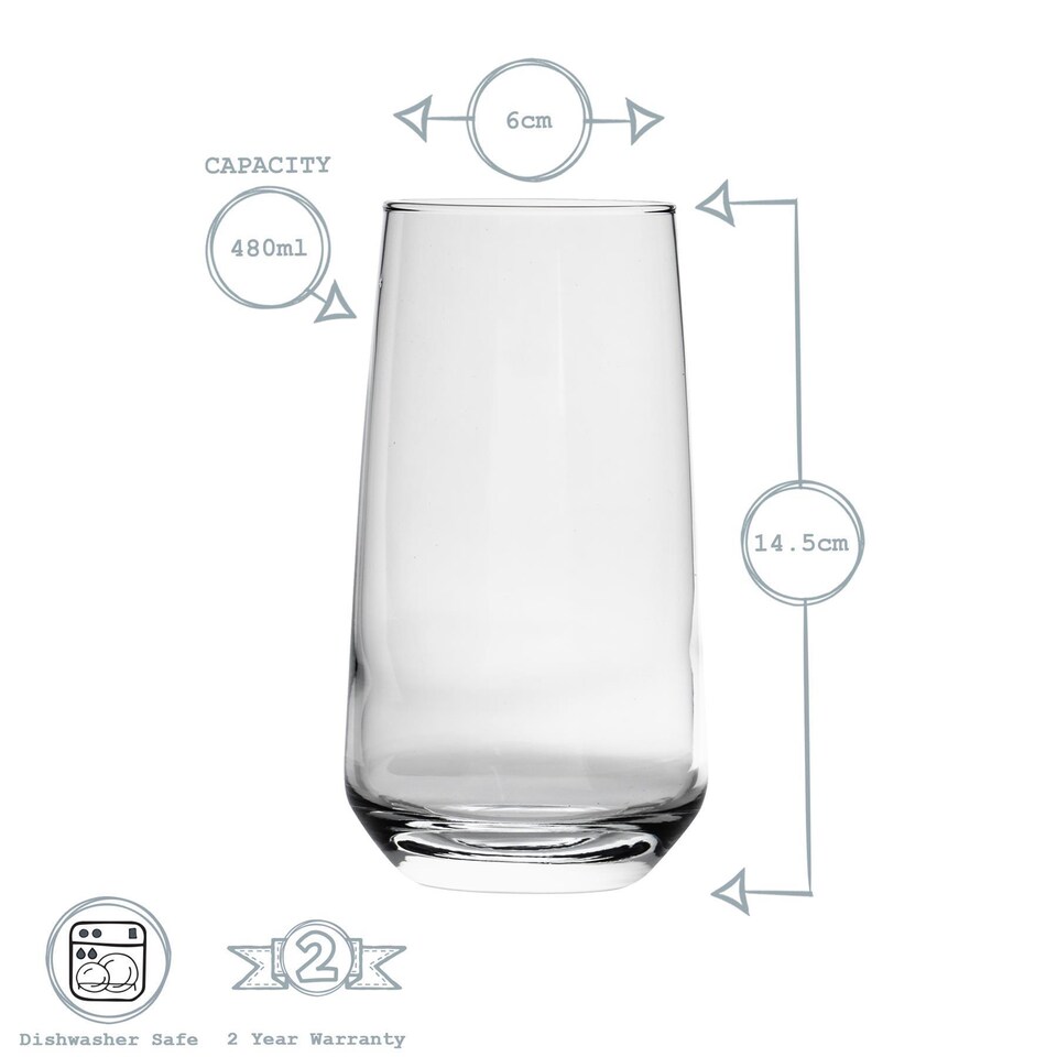 image 1 of LAV 12pc Lal Glassware Set - Clear | Clear | Clear | 12