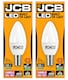 image 3 of JCB LED Candle Bulb B15 (SBC) 470lm 4.9W 3000K (Warm White) - Pack of 2