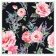 image 1 of Watercolour painting of flowers (Picutre Frame) White | XS
