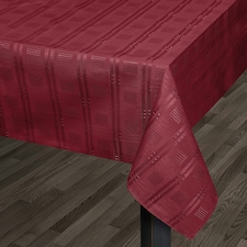 Velosso Hampton Woven Jacquard Tablecloth - 52" x 70" Silver | Silver