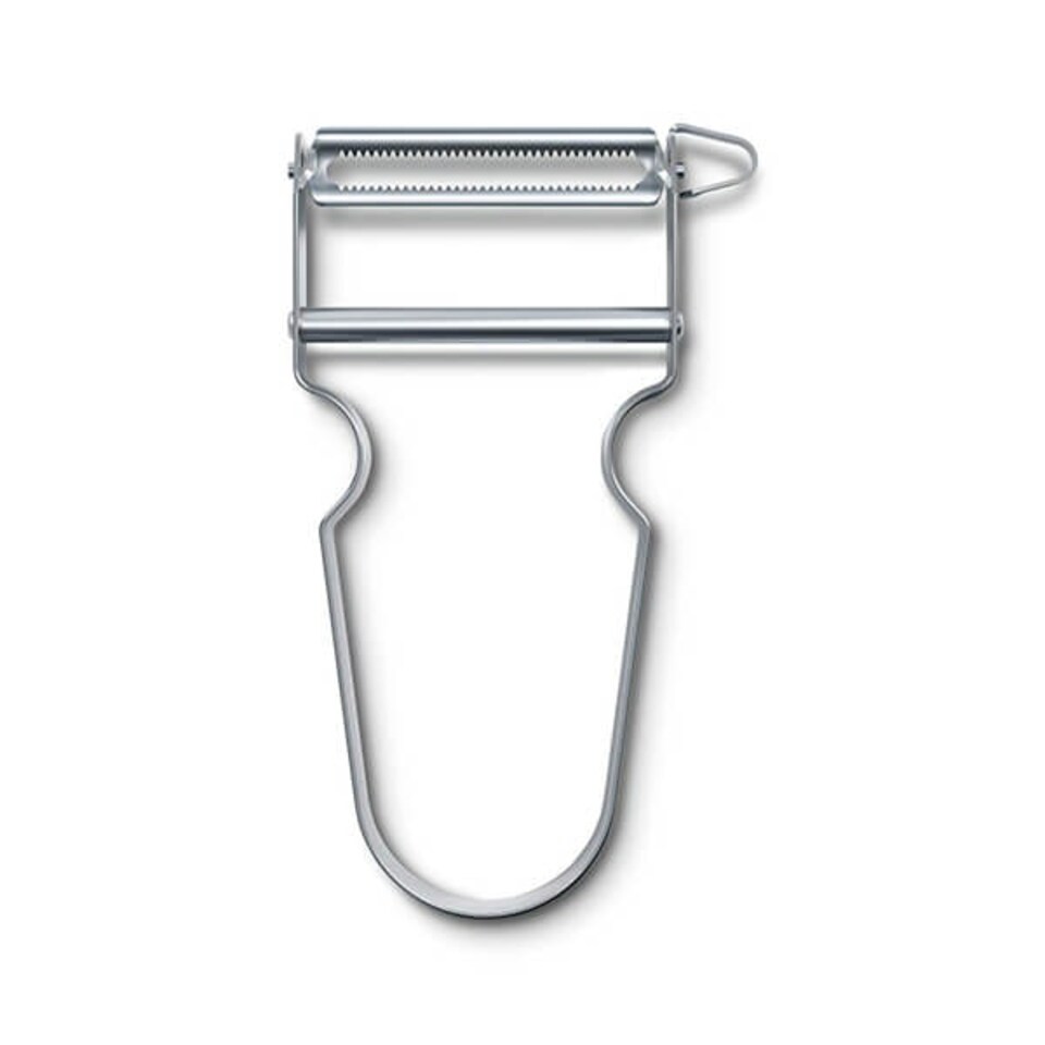image 1 of Victorinox Stainless Steel STAR Peeler Serrated Edge