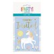 image 4 of Dainty Unicorn Invitations with Envelopes - Pack of 8