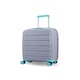 image 1 of Rock Tulum Cabin Suitcase Grey/Aqua | Grey | Cabin Bag