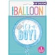 image 2 of Blue It’s a Boy Round Foil Balloon 18"