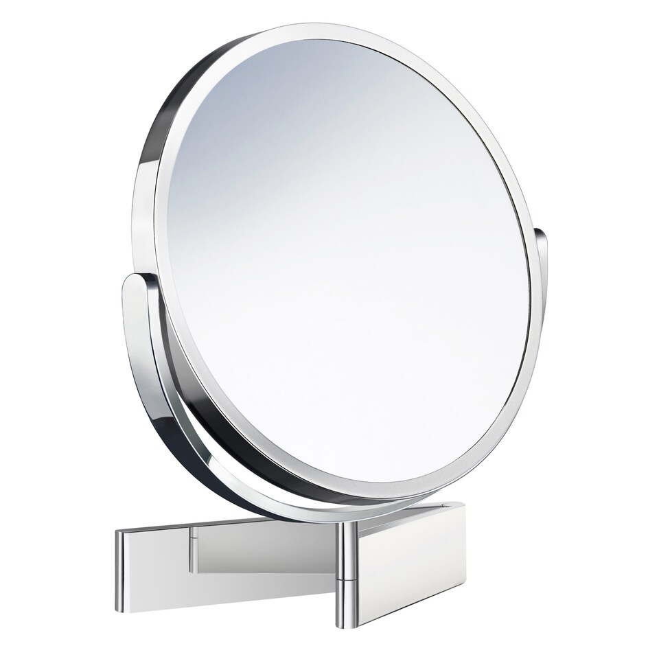 Smedbo Polished Chrome Double Sided Bathroom Mirror with Extendable Arm