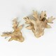 image 1 of Sass & Belle Stag Head Coasters Set of 4 Wooden