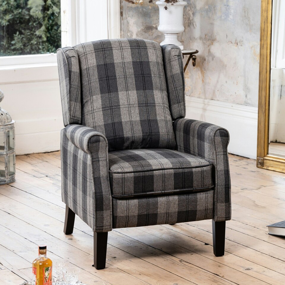 image 1 of Stanfield Recliner Armchair - Grey