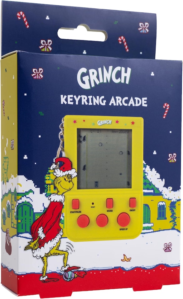 image 1 of The Grinch Keyring Arcade Game