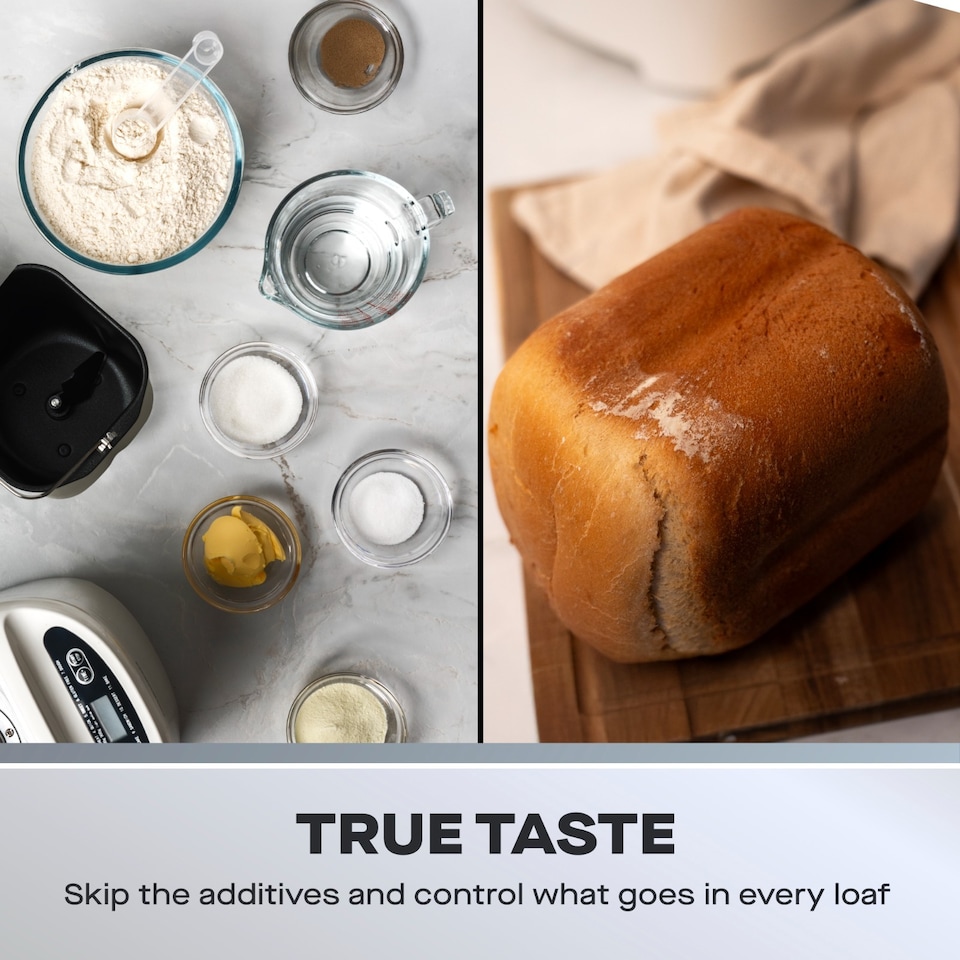 image 1 of Daewoo 2lb Digital Bread Maker with 11 Programs, 700/900g Loaf & LCD Timer