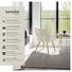 image 2 of Dining Chair Marilyn - quilted velvet, continuous backrest, gold steel legs - per piece Cream | Cream/Gold