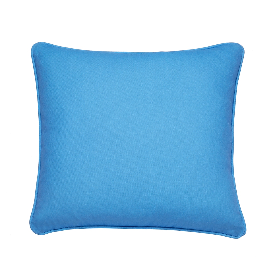 image 1 of Fusion Plain Dye Cushion Cover Blue