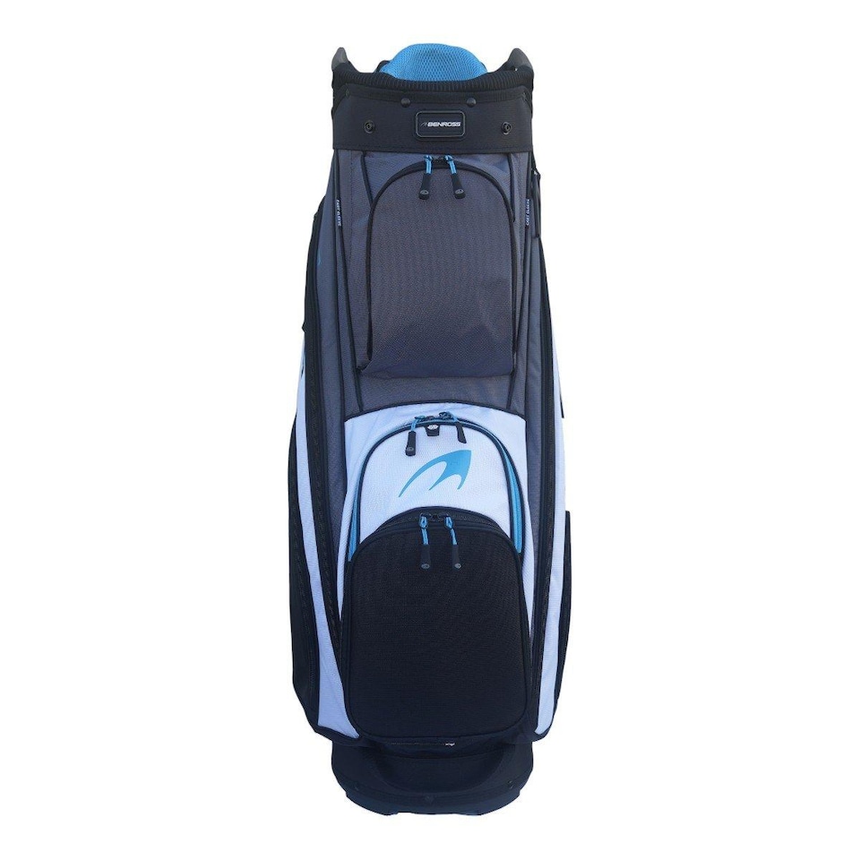 image 1 of Benross Pro 7.0 Golf Cart Bag - White/Grey/Blue
