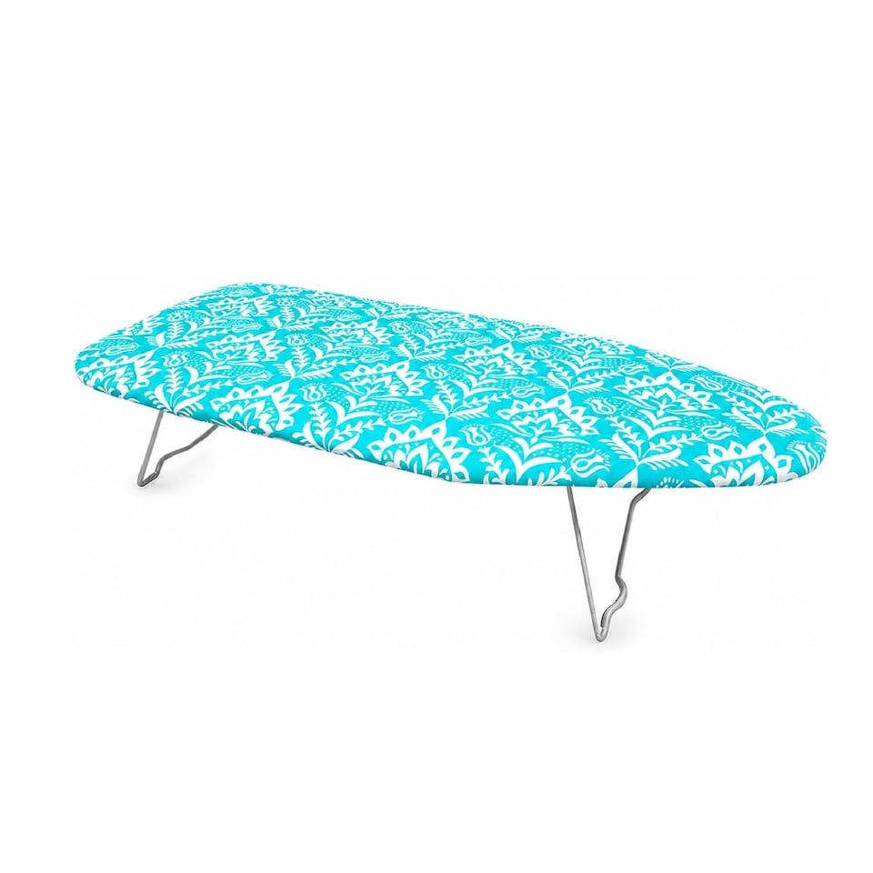 image 1 of Mini Tabletop Ironing Board Ironing Laundry Clothes Adjustable Height