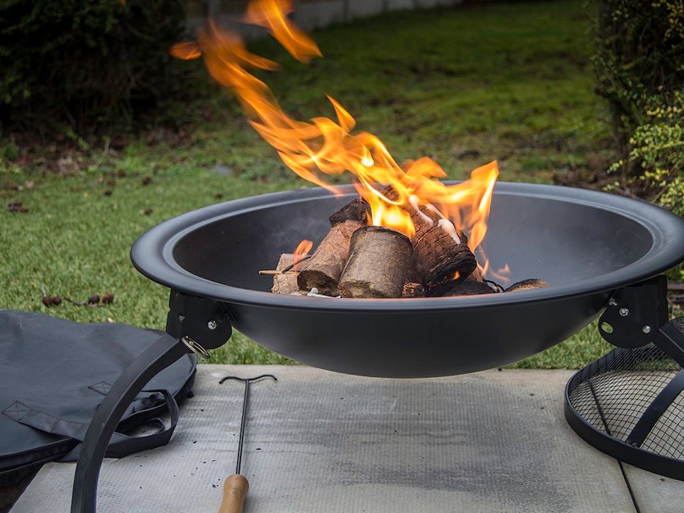 image 1 of Bar-Be-Quick Portable Dual Firepit and Barbecue in one