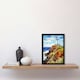 image 2 of Lighthouse on Cliff top Seaside Coastal Harbour Black Framed Wall Art Print A4