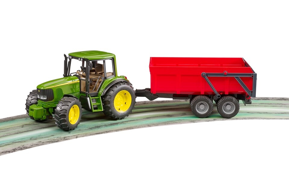 image 1 of Bruder John Deere 6920 with tipping trailer Detailed Vehicle & Playset Model