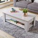 image 6 of Wooden Coffee Table With Lift Up Top Storage Area and Magazine Shelf | Grey