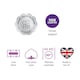 image 5 of Slumberdown Cosy Nights Super Support Pillow, Firm Support, 2 Pack