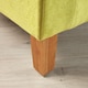 image 3 of Fabric Tub Chair Colour Range Wooden Legs Armchair Living Room Modern Office | Green