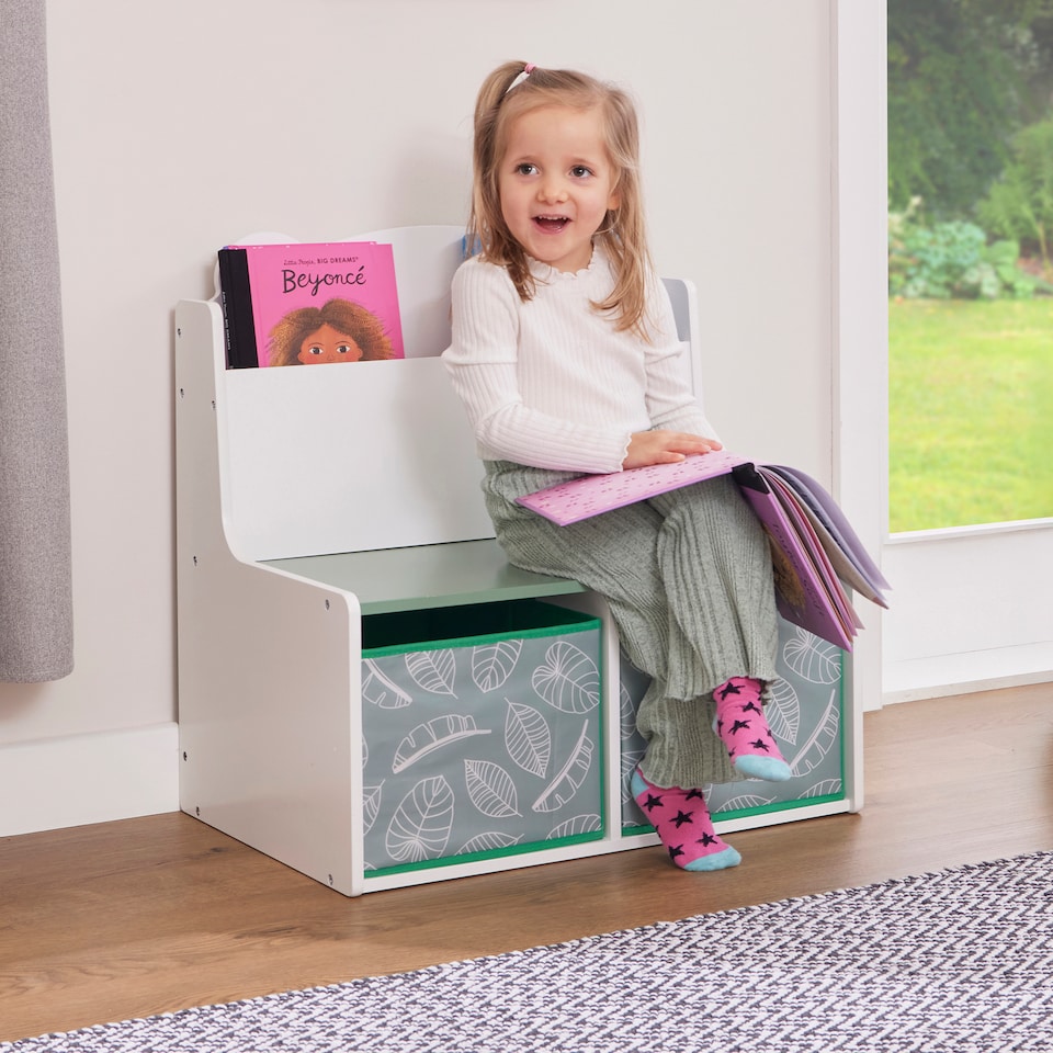 image 1 of Liberty House Toys Kids Teddy Bear Bookcase