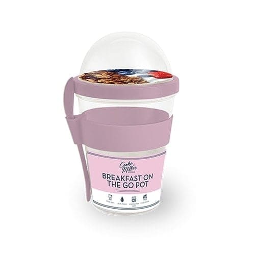 Pastel Pink Breakfast On The Go Pot