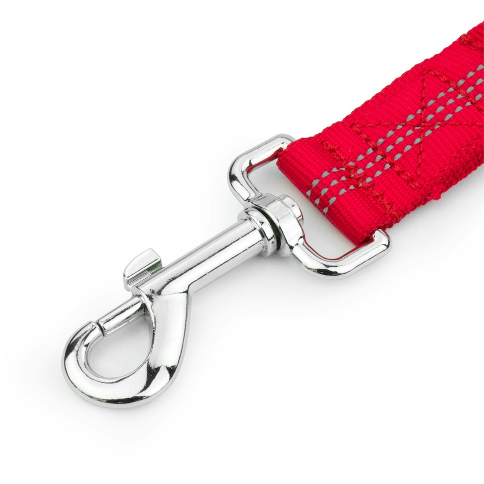 image 1 of KCT Red Car Seatbelt for Dogs - 2 Pack Red | L