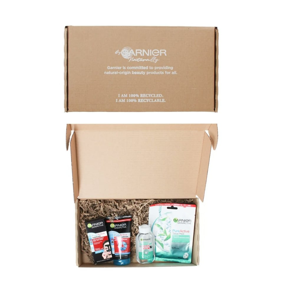 image 1 of Garnier Pure Active Charcoal Set 5PC