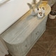 image 3 of Bowood 4 Door Large Sideboard Solid Reclaimed Limewashed Pine Green