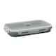 image 3 of MidOcean Kolapso Silicone Collapsible Lunch Box - Stone Grey - One Size