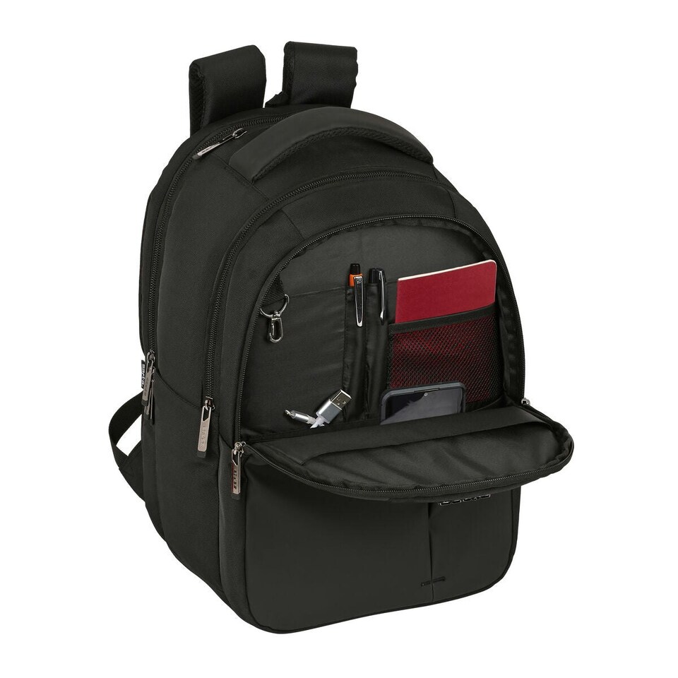 image 1 of Rucksack for Laptop and Tablet with USB Output Safta Business Black (31 x 45 x 23 cm) N/A | N/A | One Size