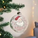 image 5 of Personalised Santa Glass Bauble