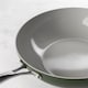 image 4 of Prochef 28cm Green Ceramic-Coated Aluminium Wok | Green | Olive Green | 28 cm
