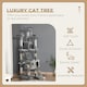image 2 of PawHut 173cm Cat Tower Scratching Post Activity Centre for Indoor Grey