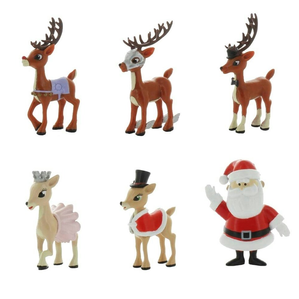 image 1 of TEAM Rudolph Reindeer Stocking Foilbag 18 piece CDU series 1.5 / Toys - Creative Toys Company - TOYS - 233207